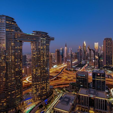 First Class 3Br With Full Dubai Skyline & Sea View Apartment Exterior photo