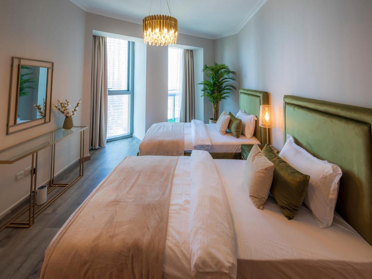 First Class 3Br With Full Dubai Skyline & Sea View Apartment Exterior photo