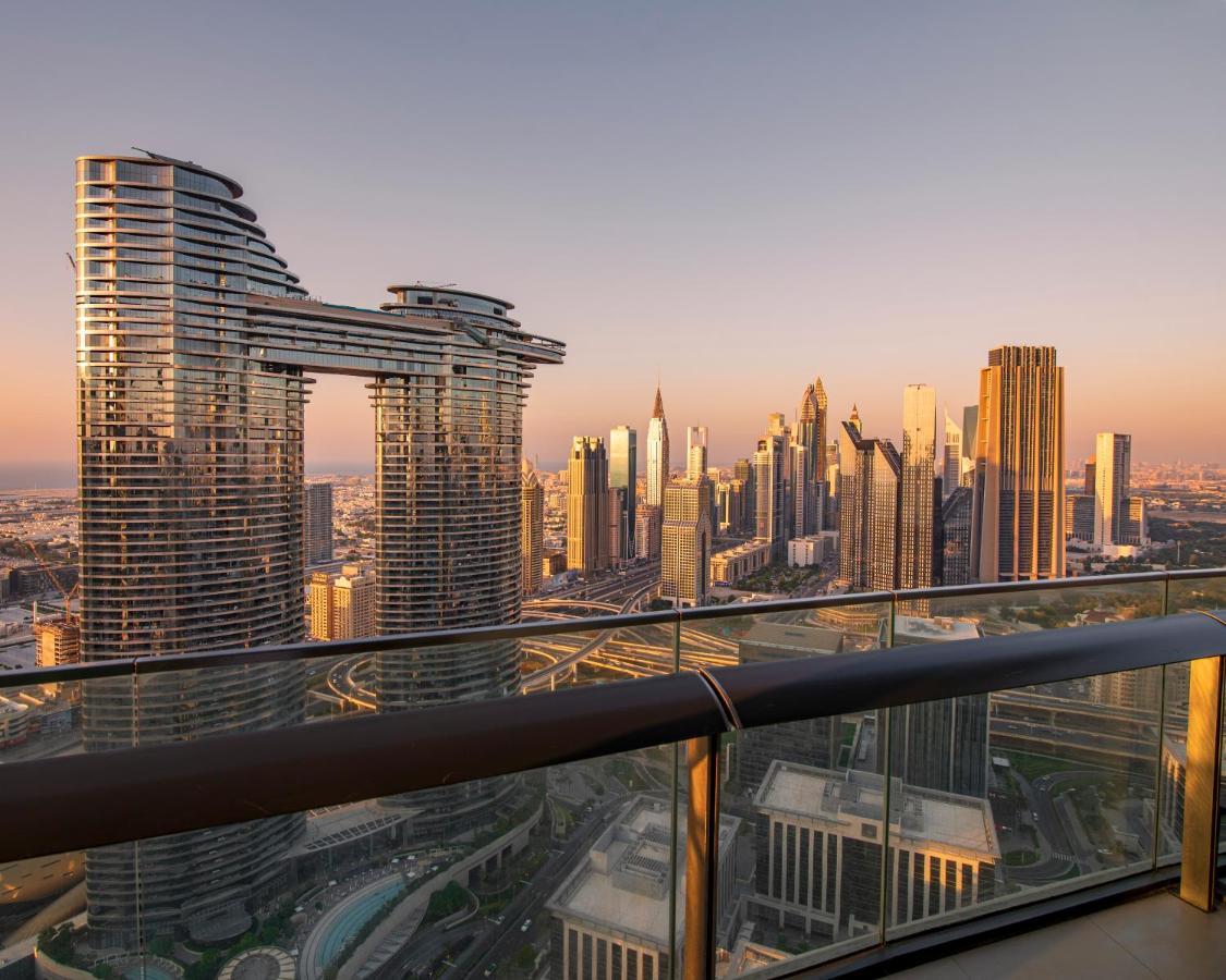 First Class 3Br With Full Dubai Skyline & Sea View Apartment Exterior photo