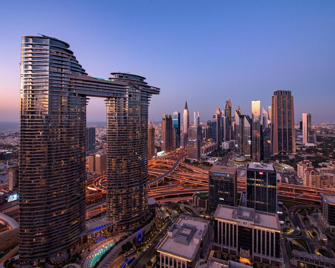 First Class 3Br With Full Dubai Skyline & Sea View Apartment Exterior photo